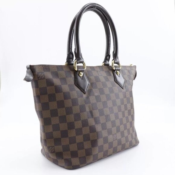 LOUIS VUITTON Saleya PM Tote Bag N51183 Brown Damier canvas Women - Picture 3 of 10